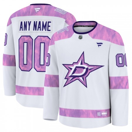 Dallas Stars tröja Customized Fanatics Hockey Fights Cancer Practice 2024-25 Vit - NHL Tröjor Herr Dallas Stars tröja Customized Fanatics Hockey Fights Cancer Practice 2024-25 Vit - NHL Tröjor Herr